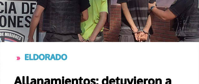 Allanamientos: detuvieron a dos sospechosos por el robo a un jubilado